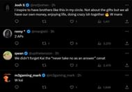 Fans on X sharing their thoughts on the streamers' clip (Image via @AdinUpdatess/X)